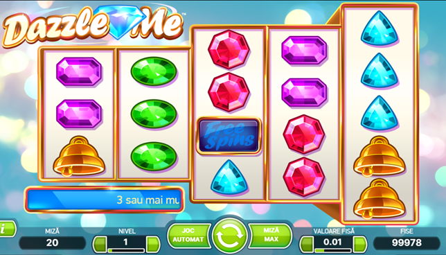 Slot online cu diamante Dazzle Me