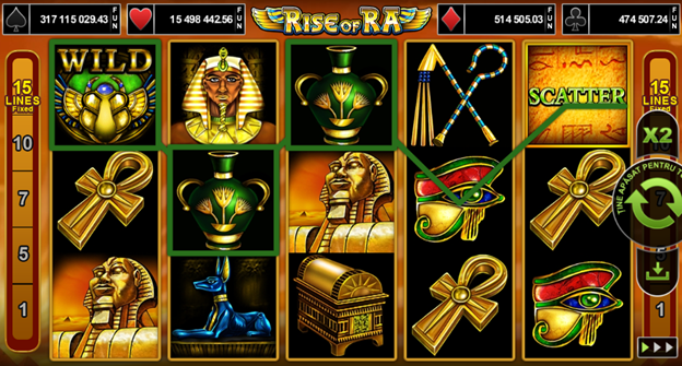 Slotul Rise of Ra