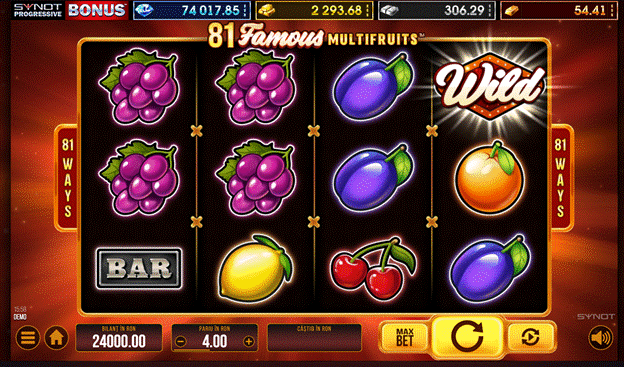 Slot online 81 Famous Multifruits de la Synot