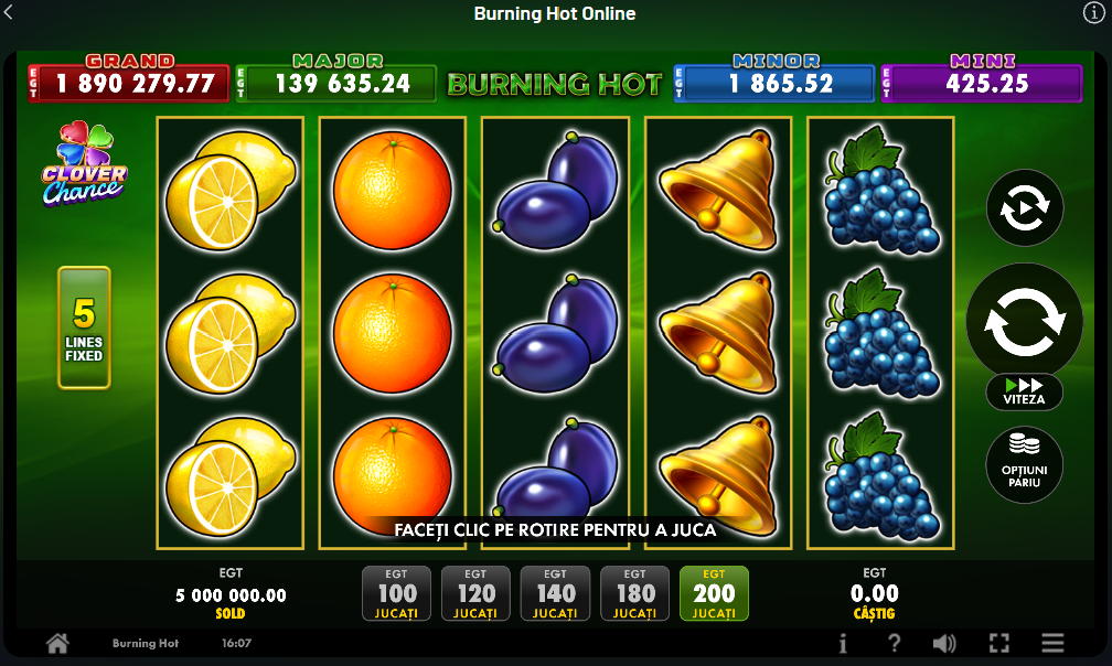 burning hot pe maxbet cazino