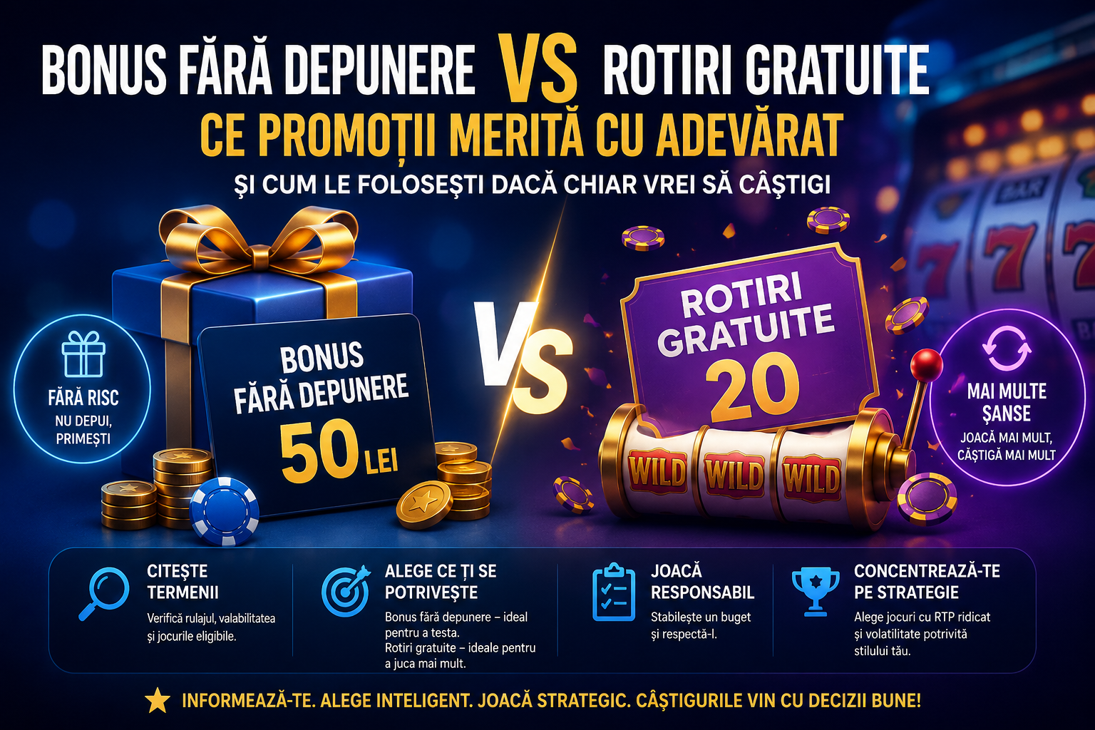 Bonus fără depunere vs rotiri gratuite pe Maxbet Casino