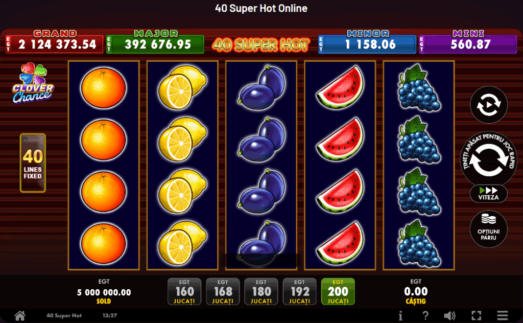 Joacă 40 Super Hot de la EGT Digital – cum funcționează și de ce mulți jucători îl preferă în locul Burning Hot