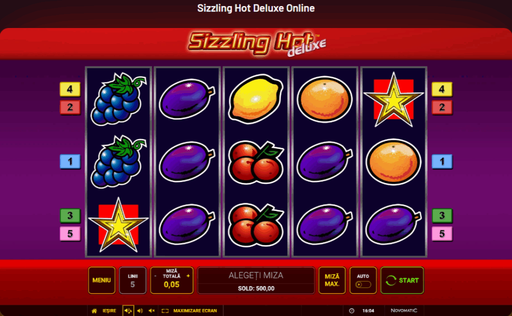 Sizzling Hot Deluxe – slot online de la Greentube în topul preferințelor printre amatorii de jocuri de noroc din România