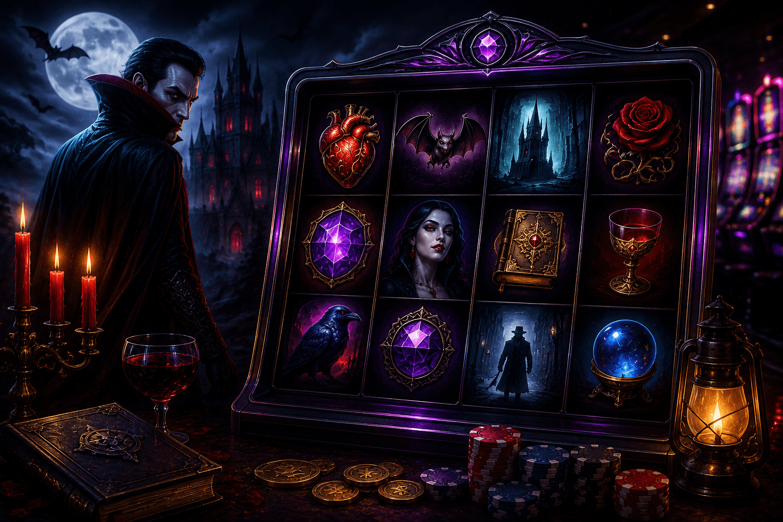 Ce să știi despre sloturile temă dark, vampiri și mister - mecanici și strategii de joc Ce să știi despre sloturile temă dark, vampiri și mister - mecanici și strategii de joc