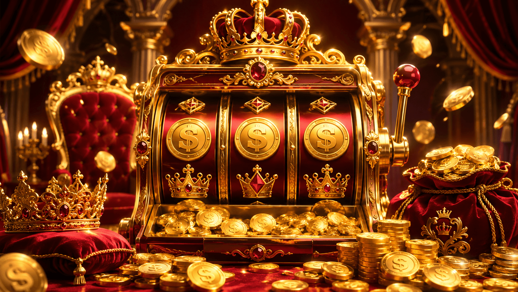 Royal Coins pe Maxbet Cazino. Slot cu monede și bonusuri pentru jucătorii care caută mecanici de tip cash / coins