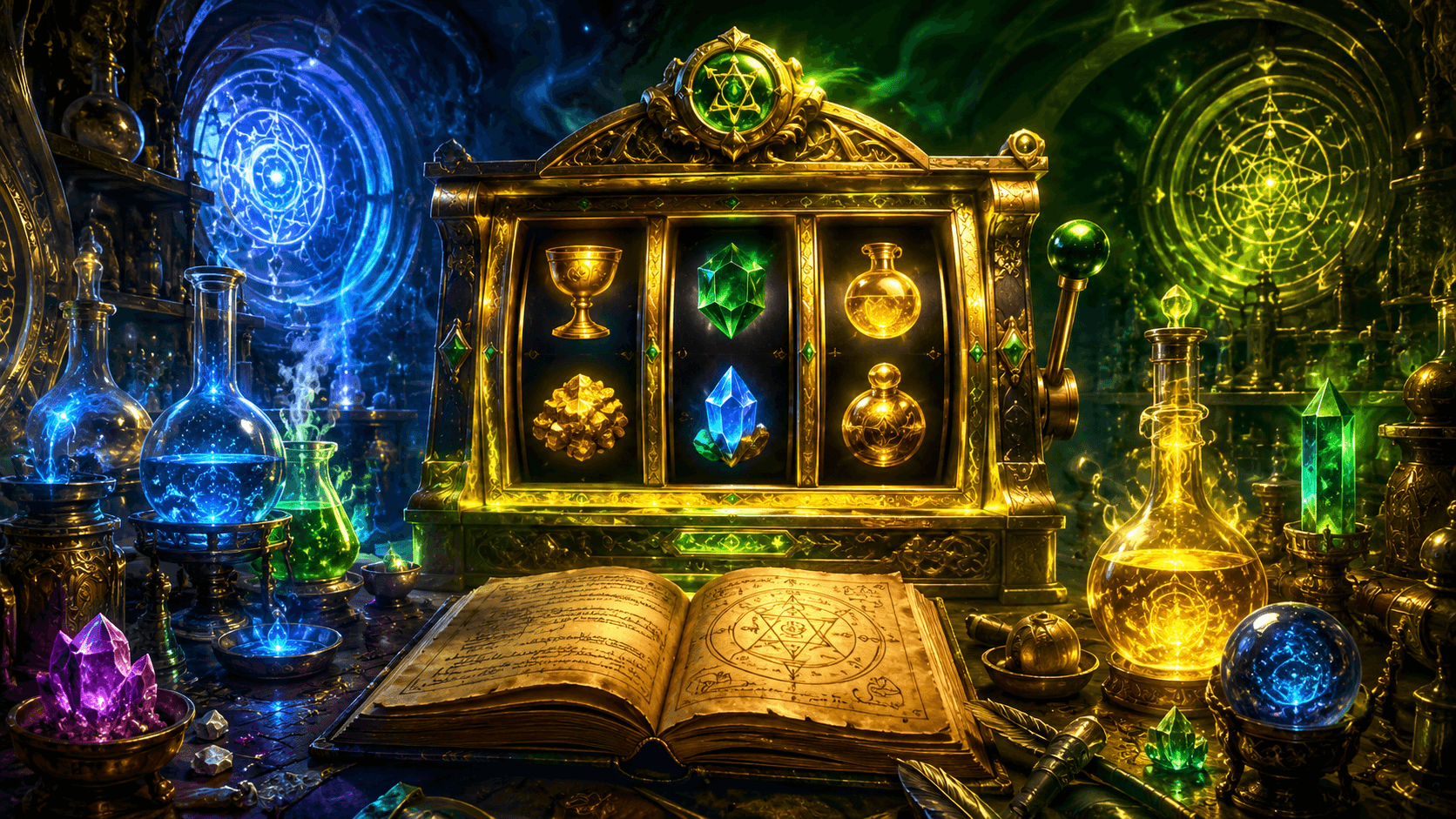 Secrets of Alchemy pe Maxbet Cazino. Slot cu temă de alchimie, mister și mecanici speciale pentru sesiuni pline de adrenalină
