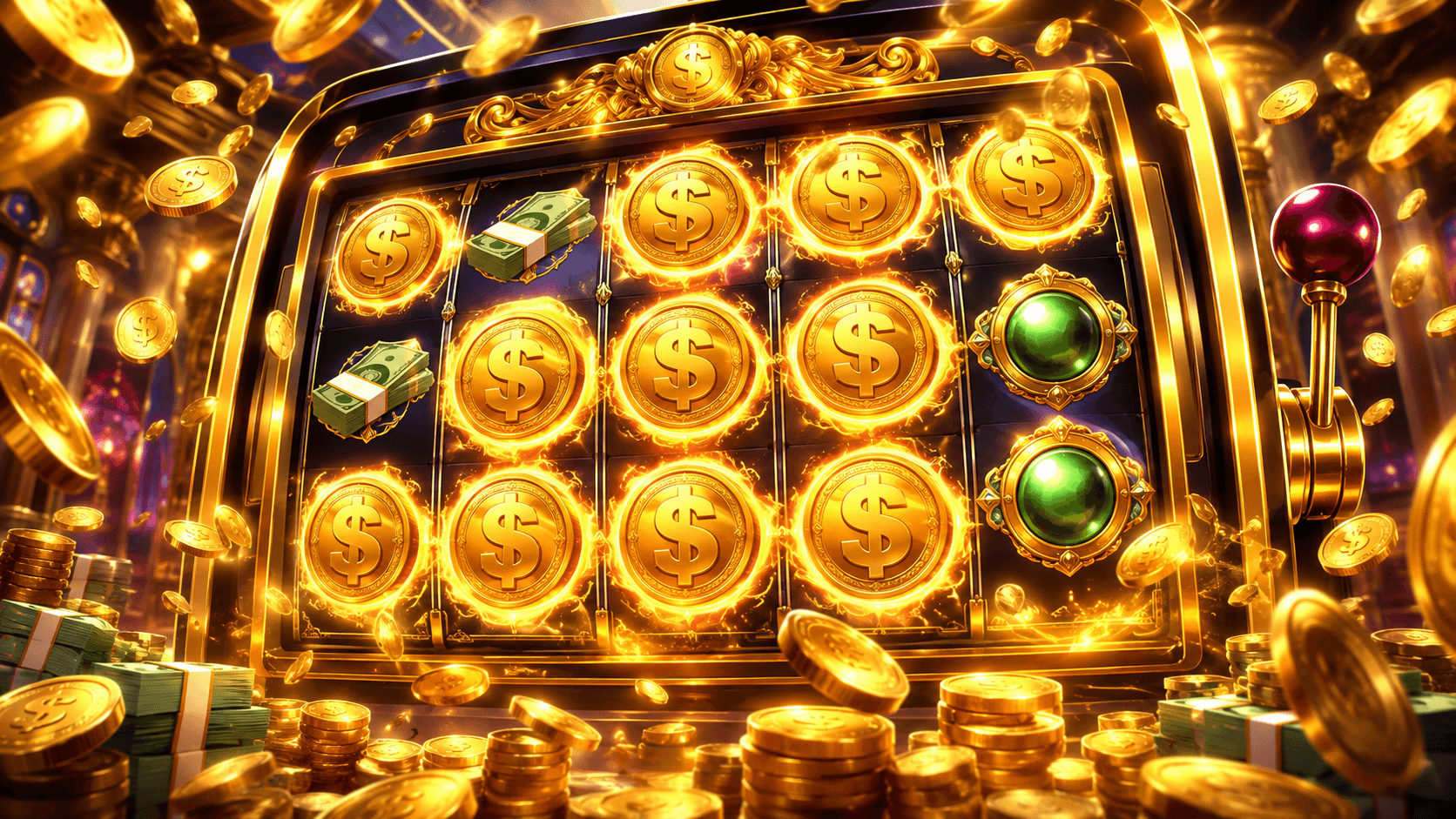Sloturi cu monede și simboluri cash pe Maxbet Cazino. De ce jocurile de tip coins au devenit atât de populare